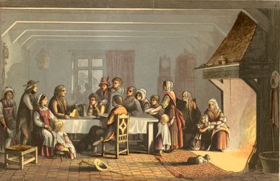 رسم توضيحي لـ Milton&39;s L&39;Allegro بواسطة ألكسندر فرانسيس ليدون