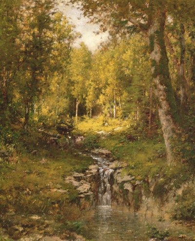 بركة في الغابة ، 1880 بواسطة Alexander Helwig Wyant
