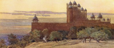 مسجد وبوابة النصر فاتحبور سيكري بواسطة Alexander Henry Hallam Murray