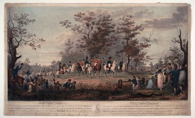 فريدريك غيوم (فريدريك غيوم) الثالث من بروسيا (1770-1840) - ملوك الحلفاء يراجعون هايد بارك 1814 - الأمير ريجنت ، ويليام الثالث ملك بروسيا ، ألكسندر الأول (الإسكندر الأول من روسيا بواسطة ألكسندر إيفانوفيتش ساويرويد