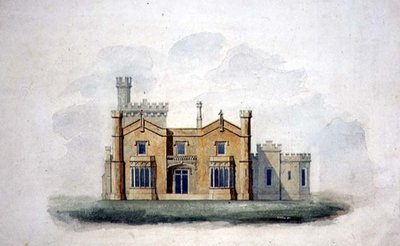 تصميم منزل ليندهورست في تيري تاون ، نيويورك بواسطة الكسندر جاكسون (Attr. To) Davis
