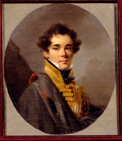 صورة للكونت فاسيلي أولسوفييف (1796-1858). لوحة للاسكندر (الكسندر) موليناري (1772-1831) ، زيت على قماش بواسطة ألكسندر موليناري