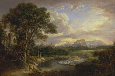 منظر لمدينة ادنبره بواسطة Alexander Nasmyth