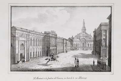 منظر للترسانة والمسبك في سلسلة سان بطرسبرج مناظر سانت بطرسبرغ ، 1820s بواسطة ألكسندر بلوخارت