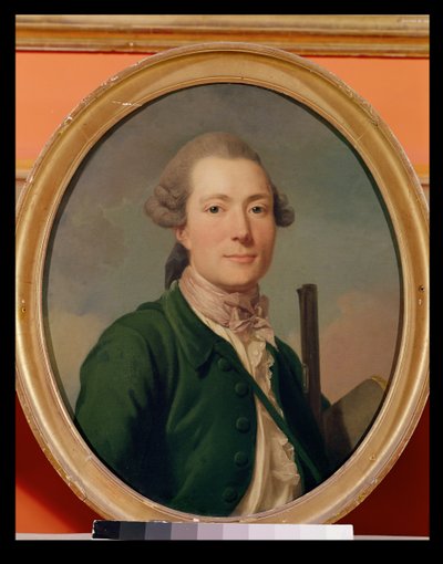 الكونت بيير فرانسوا دي كلوزيل (1734-1783) في لباس الصيد بواسطة الكسندر روسلين