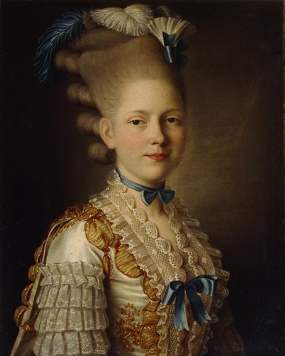صورة الكونتيسة خ. Obolenskaya ، كاليفورنيا 1776 بواسطة الكسندر روسلين