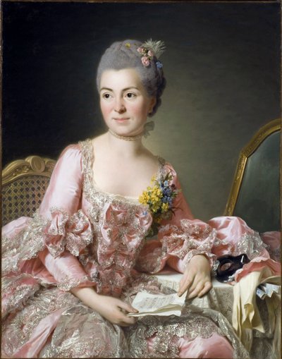 صورة لماري سوزان (ماري سوزان) جيروست ، مدام روزلين (1734-1772) لوحة روزلين ، ألكسندر (ألكسندر) (1718-1793) بواسطة الكسندر روسلين
