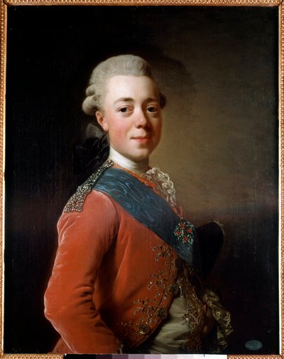 صورة بول الأول (1754 - 1801) ، إمبراطور روسيا. رسم ألكسندر روزلين (1718 - 1793) إي سي. رفع دعوى قضائية. بواسطة الكسندر روسلين