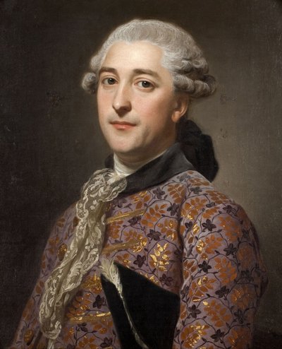صورة للأمير فلاديمير بوريسوفيتش غوليتسين 1731-1799 ، 1762 بواسطة الكسندر روسلين