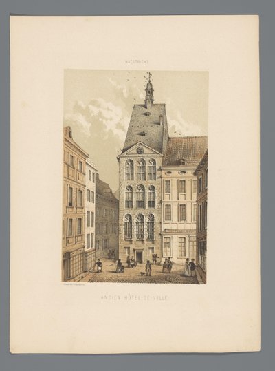قاعة المدينة القديمة في ماستريخت Ancien Hôtel-de-ville (العنوان على الكائن) Monuments de Maastricht (عنوان السلسلة) بواسطة الكسندر شيبكنز