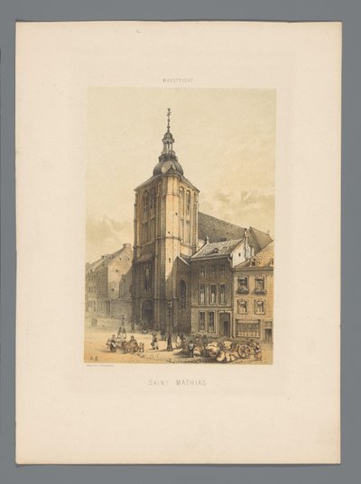 كنيسة القديس ماتياس في ماستريخت سانت ماتياس (العنوان على الكائن) Monuments de Maastricht (عنوان السلسلة) بواسطة الكسندر شيبكنز
