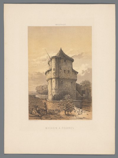 Wycker Kruittoren te Maastricht مجلة مسحوق (العنوان على الكائن) آثار ماستريخت (عنوان السلسلة) بواسطة الكسندر شيبكنز