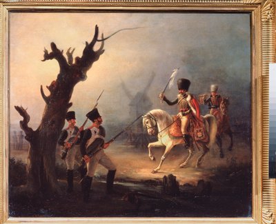 المبعوثون الأتراك (مبعوثو الهدنة) - رسم ألكسندر شواب (1818-1872) ، زيت على قماش. بواسطة ألكسندر شوابي