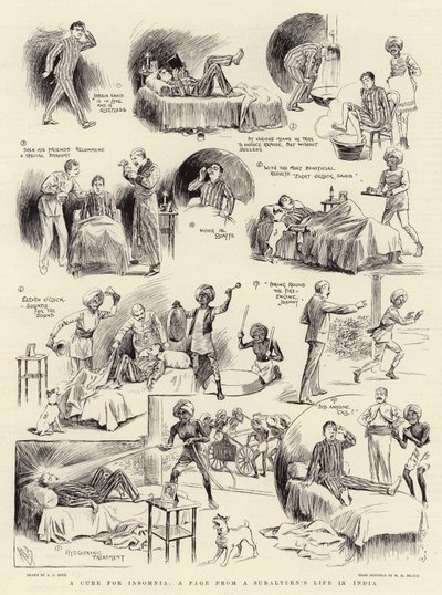 علاج للأرق ، صفحة من حياة Subaltern في الهند بواسطة Alexander Stuart Boyd