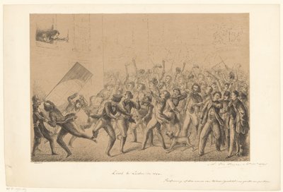 احتفال الطلاب بتحية معبودهم فرانز ليزت ليزت في ليدن في 184 * (العنوان على الكائن) من الماضي (عنوان المسلسل) بواسطة إم بوس وشركاه