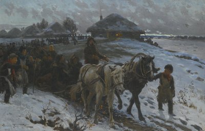 ترك للصيد ، 1915 بواسطة ألكسندر فلاديميروفيتش ماكوفسكي