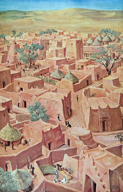 زيندر ، من رسومات ولوحات أفريقية ، تم تنفيذه خلال رحلة سيتروين سنتر أفريقيا ، المهمة الثانية Haardt Audouin-Dubreuil ، حانة. باريس ، 1927 بواسطة ألكسندر ياكوفليف