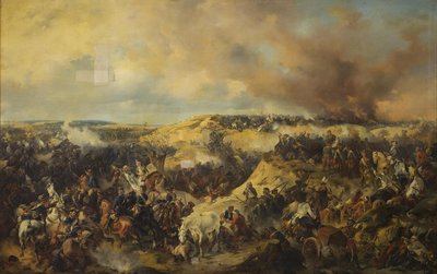 ال معركة Kunersdorf في 12 أغسطس 1759 ، 1848 بواسطة ألكسندر فون كوتزيبو