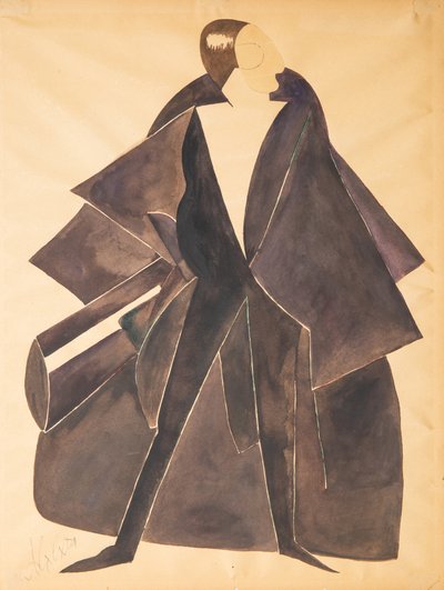 تصميم أزياء مسرحية الرفيق خليستاكوف بقلم دميتري سمولين ، 1921. بواسطة الكسندرا الكسندروفنا اكستر