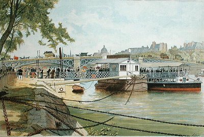 جسر Ponton في Suresnes ، بجوار Pont des Saints Peres بواسطة الكسندر برون