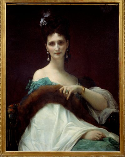 صورة لكونتيسة كيلر (مركيز القديس إيف دالفيدر لوحة رسم ألكسندر كابانيل (1823-1889) 1873 الشمس 0،99x0،77 م باريس ، متحف أورسيه بواسطة ألكسندر كابانيل