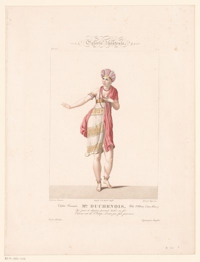 Portret van Mevrouw Duchenois في de rol van Alzire Mlle Duchenois. Rôle d