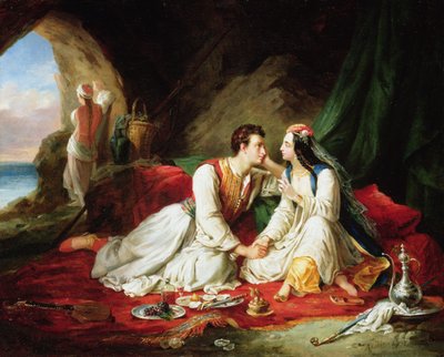 بايرون مثل دون خوان ، مع هايدي ، 1831 بواسطة الكسندر كولين