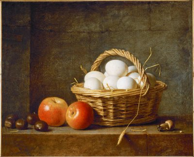 سلة بها بيض بواسطة الكسندر Couder