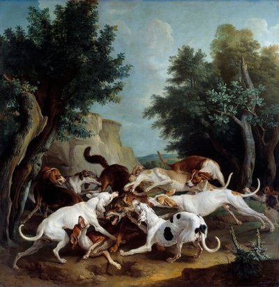وولف هانت لوحة فرانسوا ديسبورتس (1661-1743) 1725 صن. 3،36x3،32 م الرنة ، متحف الفنون الجميلة بواسطة الكسندر فرانسوا ديسبورتس