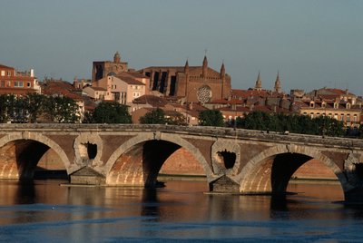 Pont-Neuf over Garonne river, Toulouse, Midi-Pyrenees, France بواسطة الكسندر جبرائيل (بعد) ديكامبس