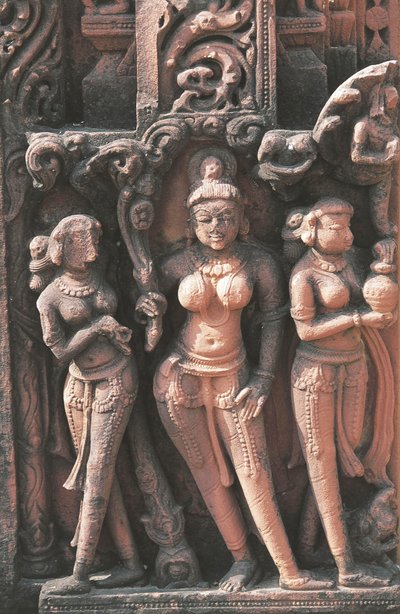 Sculpture depicting female figures, Jain Temple No 16, Deogarh, Uttar Pradesh, India, 8th-17th century. بواسطة الكسندر جبرائيل (بعد) ديكامبس