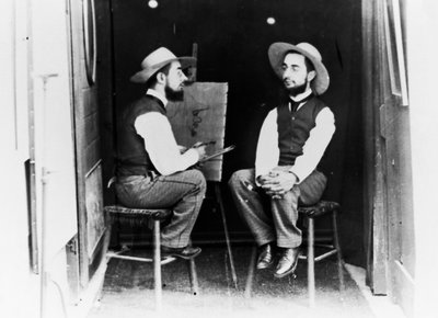The French painter Henri de Toulouse Lautrec (Albi بواسطة الكسندر جبرائيل (بعد) ديكامبس