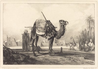 الجمل والعرب بواسطة Alexandre Gabriel Decamps