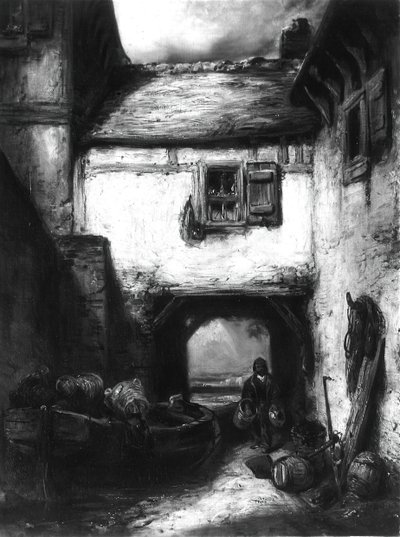الفناء ، ج. 1855. بواسطة الكسندر جابرييل ديكامبس