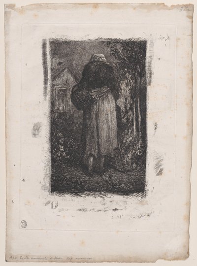 امرأة متسول عجوز ، 1833-1838. بواسطة الكسندر جابرييل ديكامبس