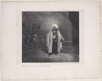 الدائمة التركية ، 1831. بواسطة الكسندر جابرييل ديكامبس
