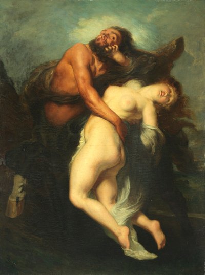 اختطاف Deianeira من قبل Centaur Nessus. بواسطة الكسندر جابرييل ديكامبس