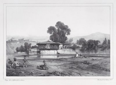 الثكنة التركية ، 1823-60. بواسطة الكسندر جابرييل ديكامبس