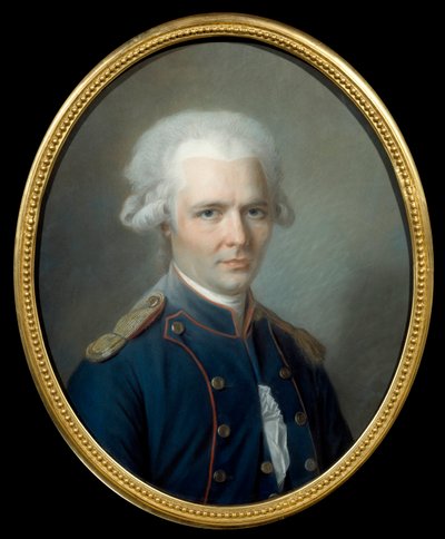 Portrait of the French writer Pierre Choderlos de Laclos (1741-1803) Pastel painting attributed to Aleksander Kucharski (1741-1819). 18th century Sun. 0,55x0,45 m Amiens, musee de l