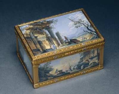 صندوق مستطيل ، c.1840-50 بواسطة ألكسندر ليفير