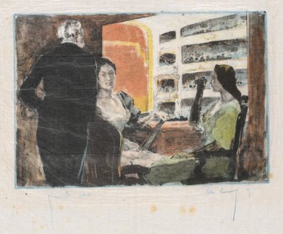 صندوق الأوبرا La Loge de LOpera ، 1894. بواسطة ألكسندر لونوا