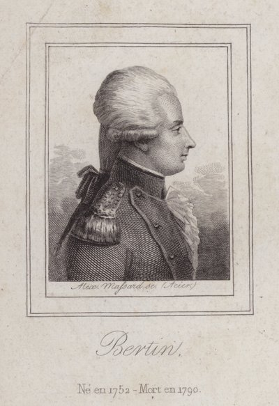 Antoine de Bertin, French poet (engraving) بواسطة الكسندر مسارد