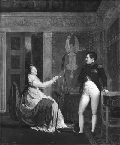 ماري لويز (1791-1847) من هابسبورغ لورين ترسم صورة لنابليون الأول (1769-1821) بواسطة الكسندر مينجود
