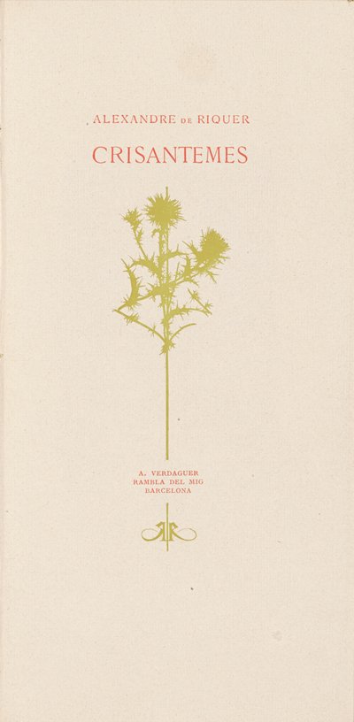 Crisantemes (أقحوان) بواسطة ألكسندر دي ريكير