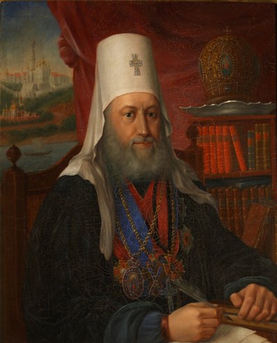 صورة يفغيني بولكوفيتينوف 1767-1837 ، مطران كييف وغاليسيا ، 1837 بواسطة أليكسي أفاناسيفيتش كلاشينكوف