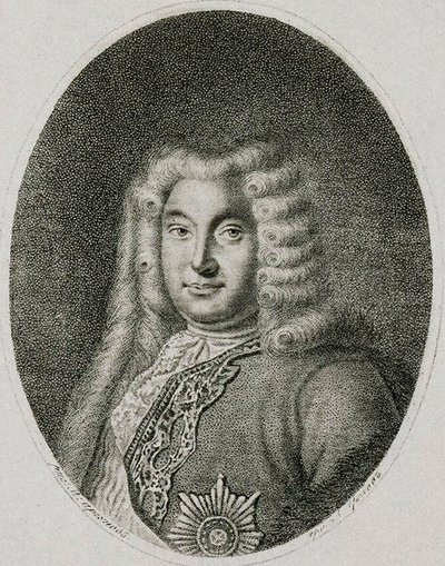 صورة لنائب المستشار الكونت أندريه أوسترمان 1687-1747 ، c1812. بواسطة أليكسي بتروفيتش غراتشيف