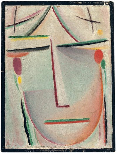 رأس مجردة رأس مجردة ، ج .1921 بواسطة Alexej von Jawlensky