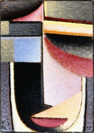 رأس الملخص: The Chalice Passed Me، 1929 بواسطة Alexej von Jawlensky