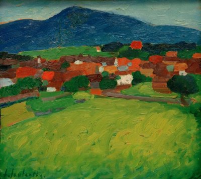 قرية مورناو بواسطة Alexej von Jawlensky