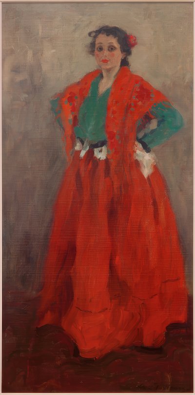 Helene im spanischen Kostüm بواسطة Alexej von Jawlensky